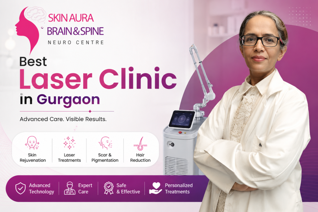 Best Laser Clinic in Gurgaon | Skin Aura Clinic offering advanced laser skin treatments.