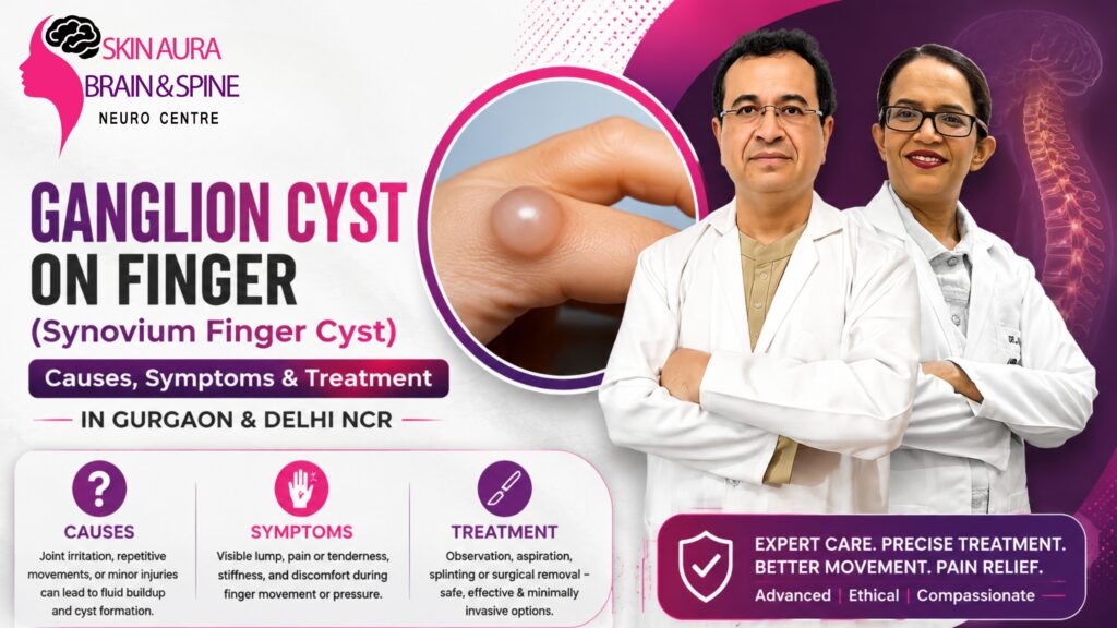 Ganglion Cyst on Finger (Synovium Finger Cyst): Causes, Symptoms and Treatment in Gurgaon & Delhi NCR