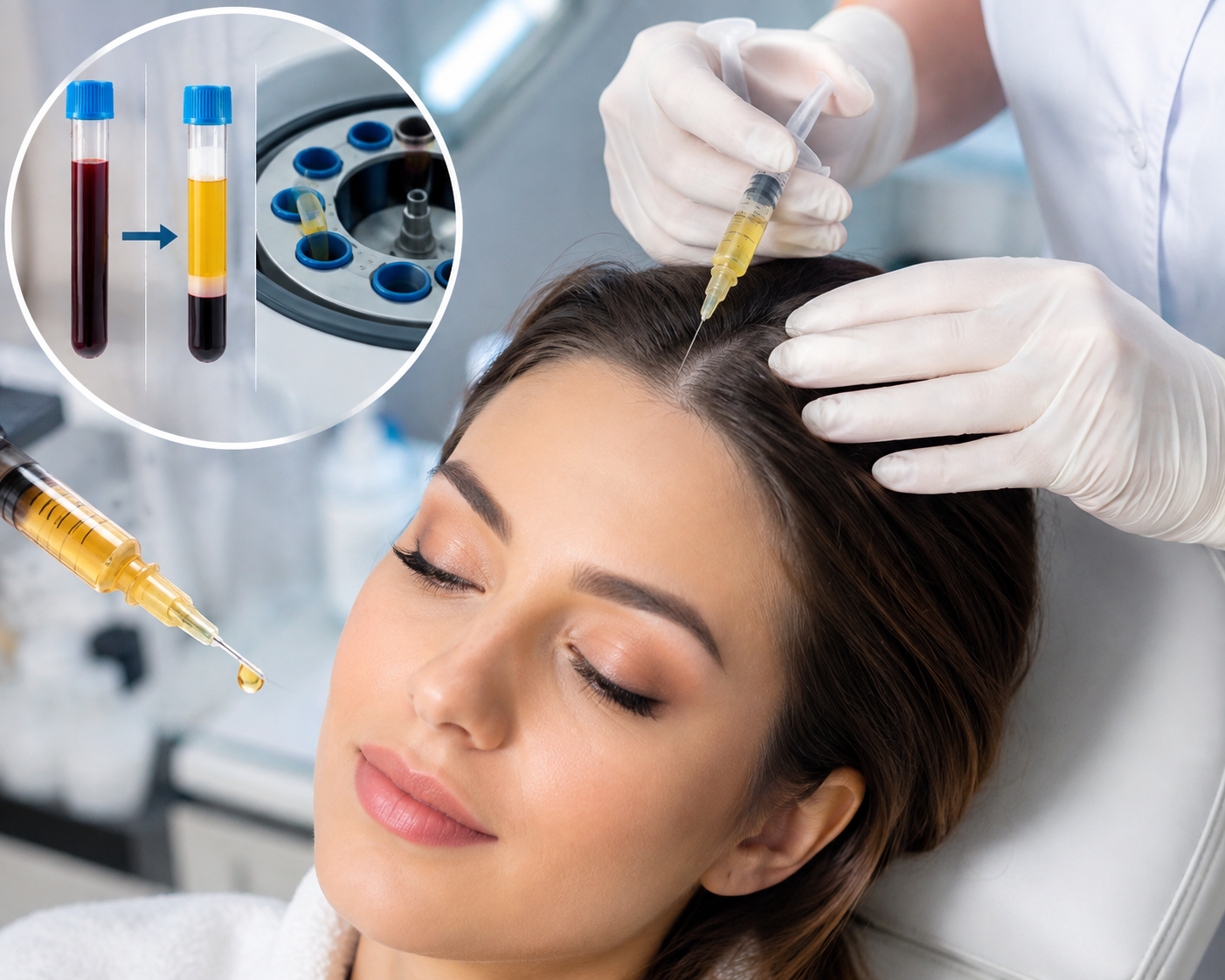 PRP treatment for hair fall in Gurgaon at Skin Aura