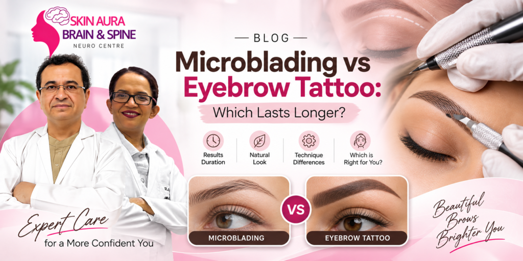 Microblading vs Eyebrow Tattoo Which Lasts Longer