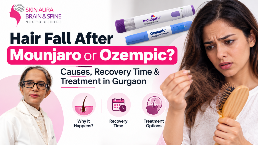 Hair Fall After Mounjaro & Ozempic | Treatment in Gurgaon